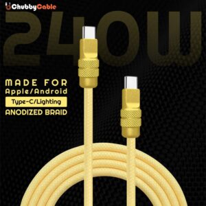 SIYT Anodized Braid — anodizovani pleteni kabl za brzo punjenje 240 W