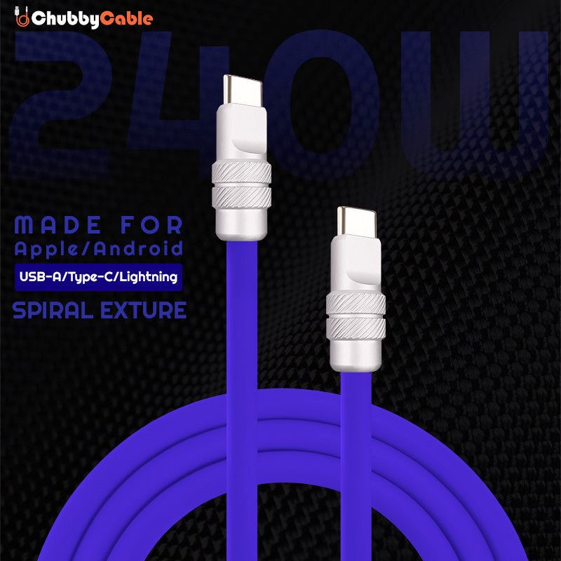 SIYT Spiral Exture — kabl za brzo punjenje 240 W sa metalnim konektorom