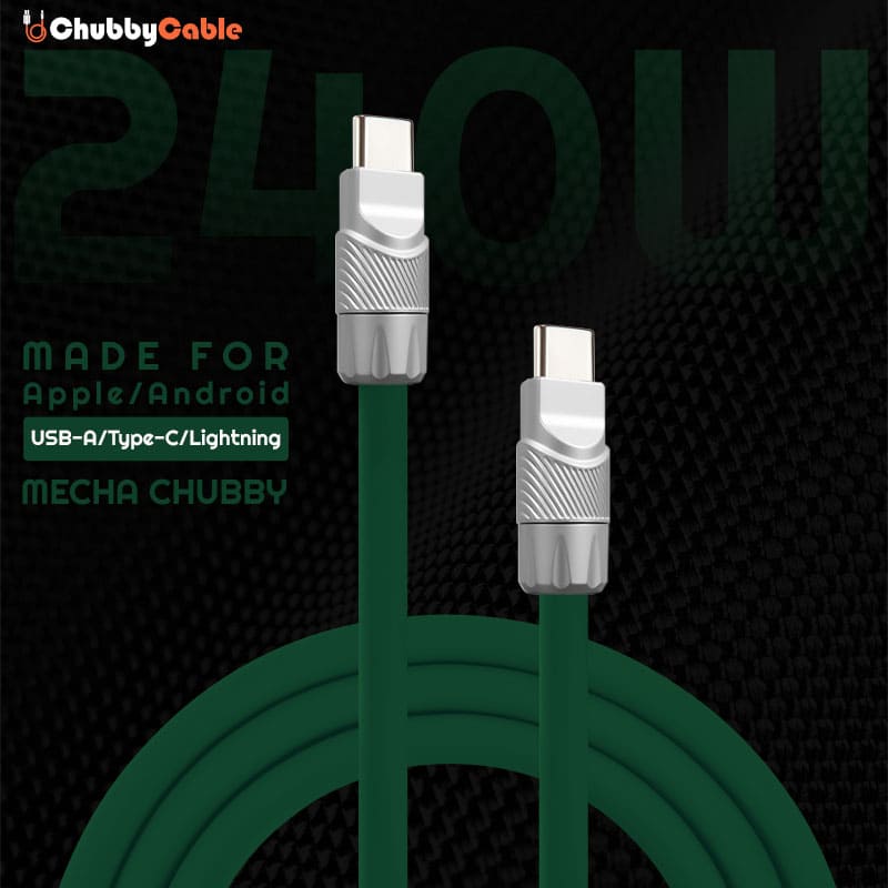 SIYT Mecha — USB-C kabl za brzo punjenje 240 W u 16 boja