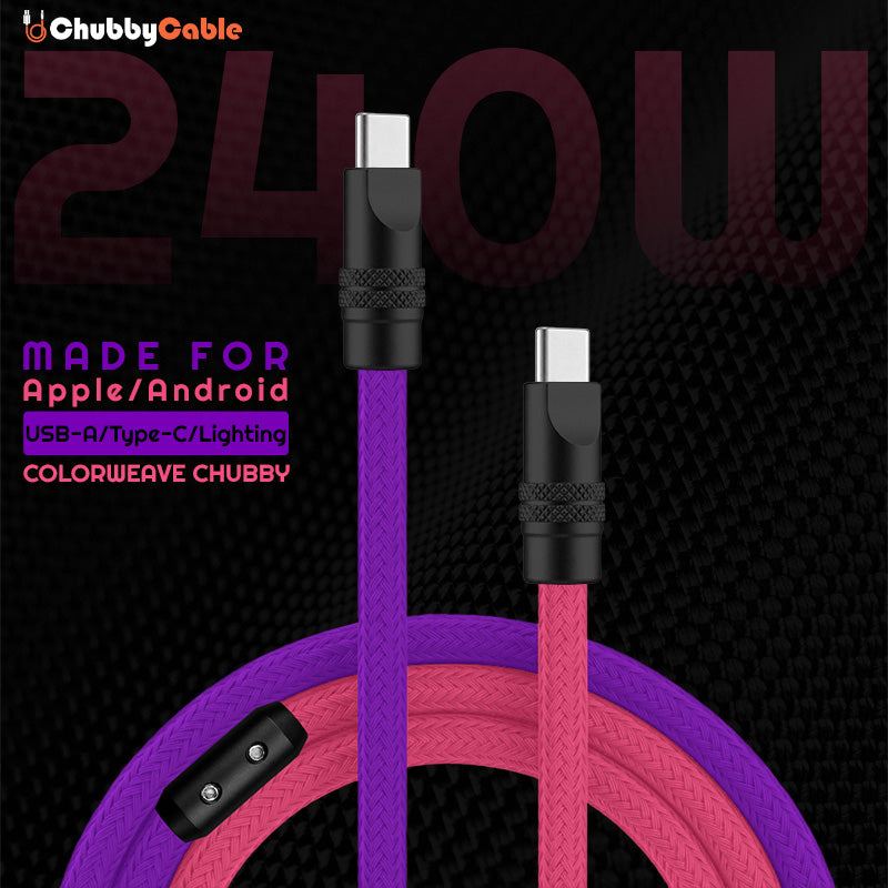 SIYT ColorWeave — dvobojni kabl za brzo punjenje 240 W