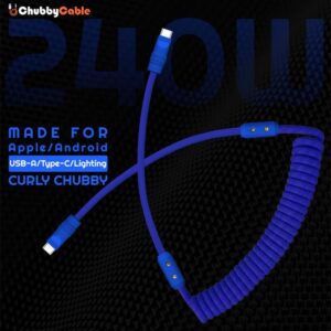 SIYT Curly — spiralni pleteni kabl za brzo punjenje 240 W