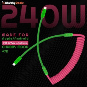 SIYT Curly — spiralni pleteni silikonski kabl za brzo punjenje #711