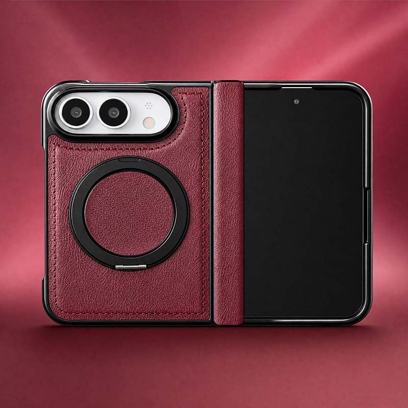 SIYT LuxeGrip — MagSafe maska sa stalkom i teksturom kože za iPhone Duo