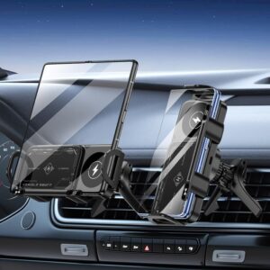 SIYT Bežični auto-punjač i držač telefona 15 W, sa rotacijom od 90°